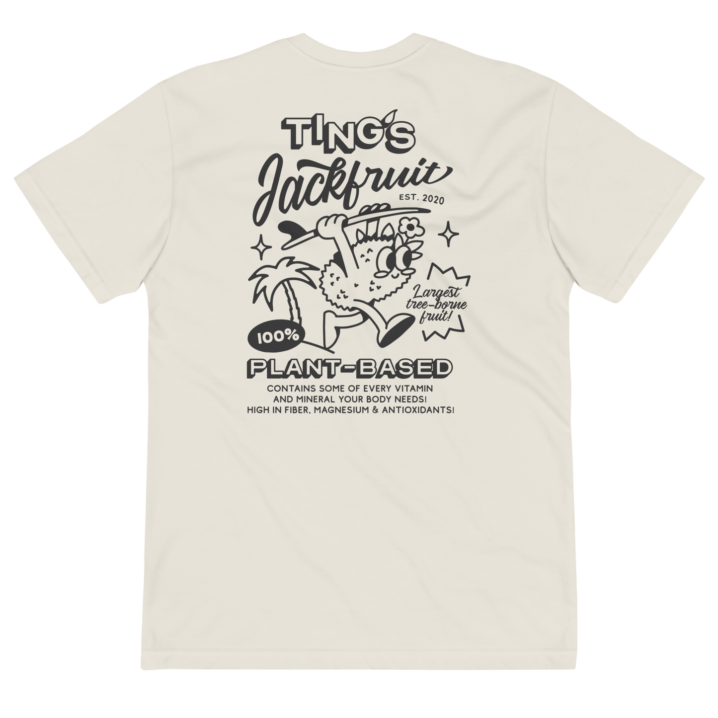 Jack's Gone Surfin' Eco-Friendly Tee | Natural