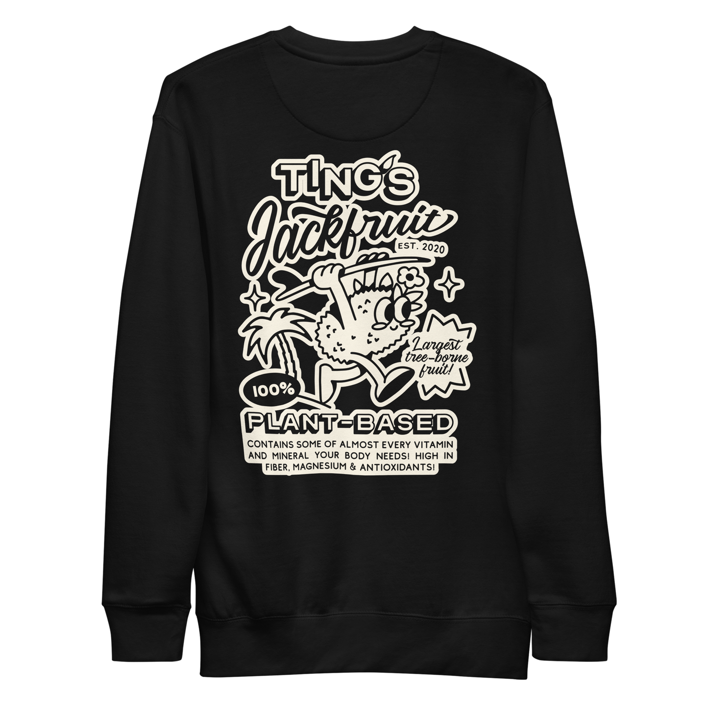 Jack's Gone Surfin' Crew | Black