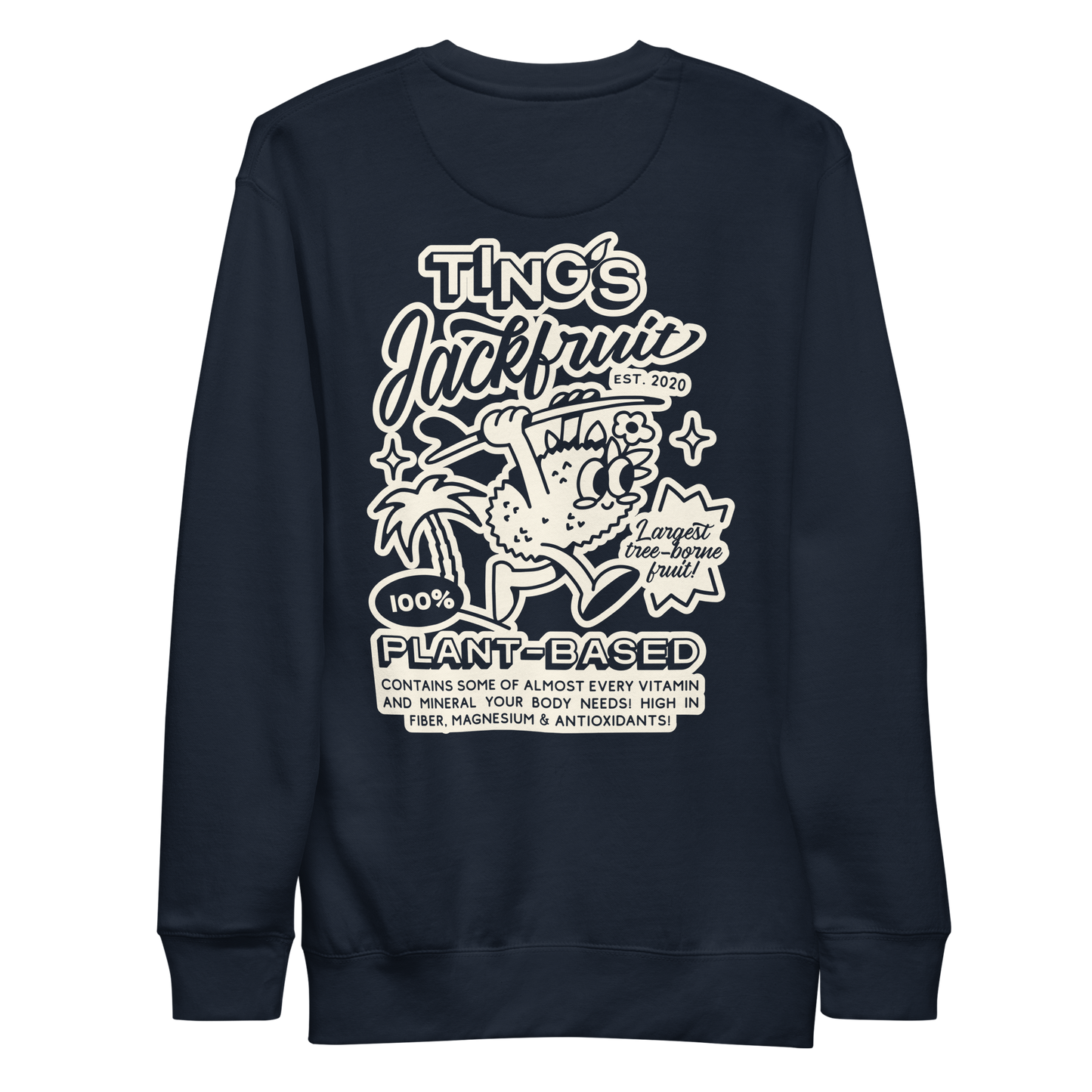 Jack's Gone Surfin' Crew | Navy