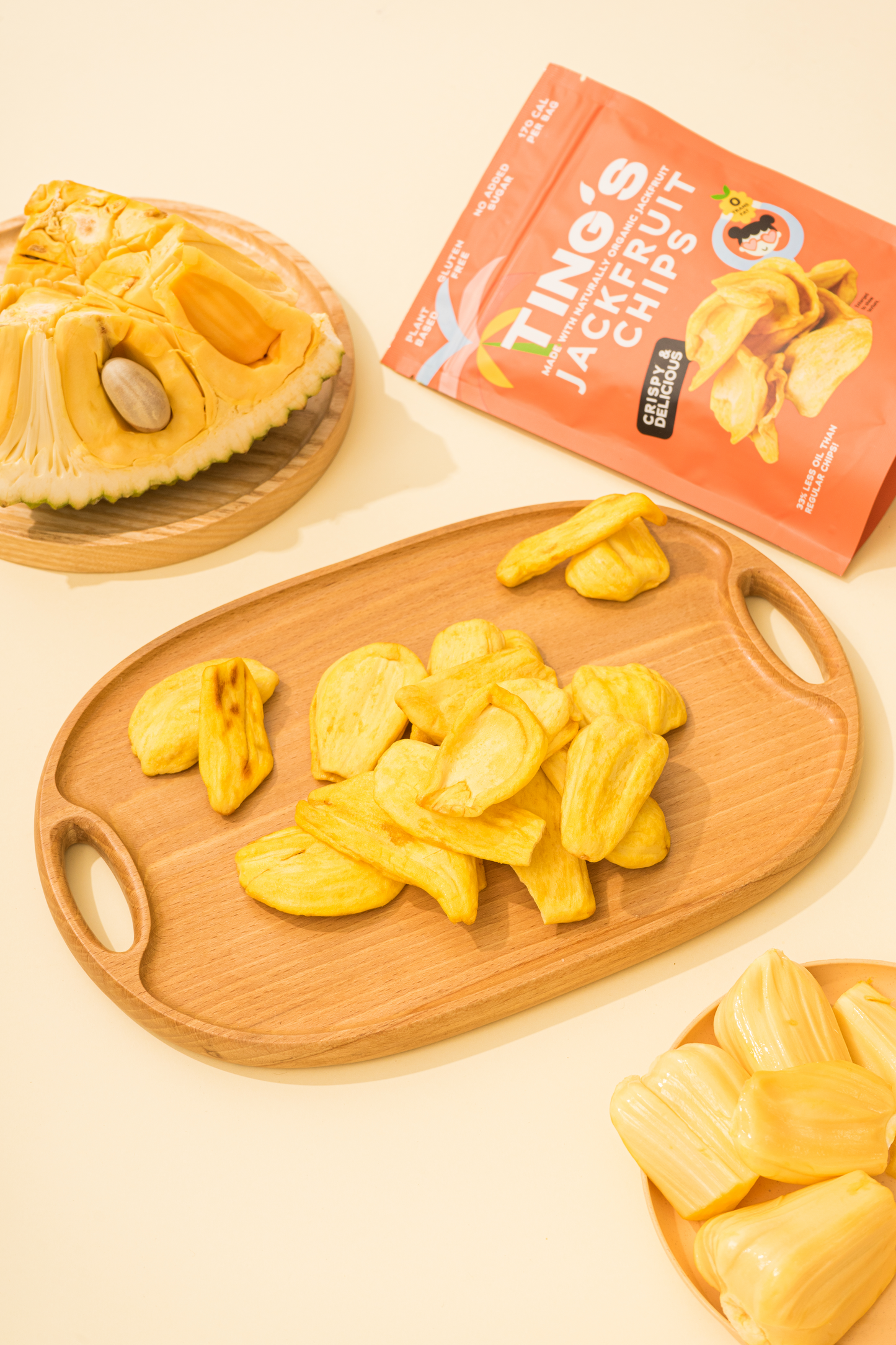 Ting's Jackfruit Chips | Original Flavor (12-Pack)